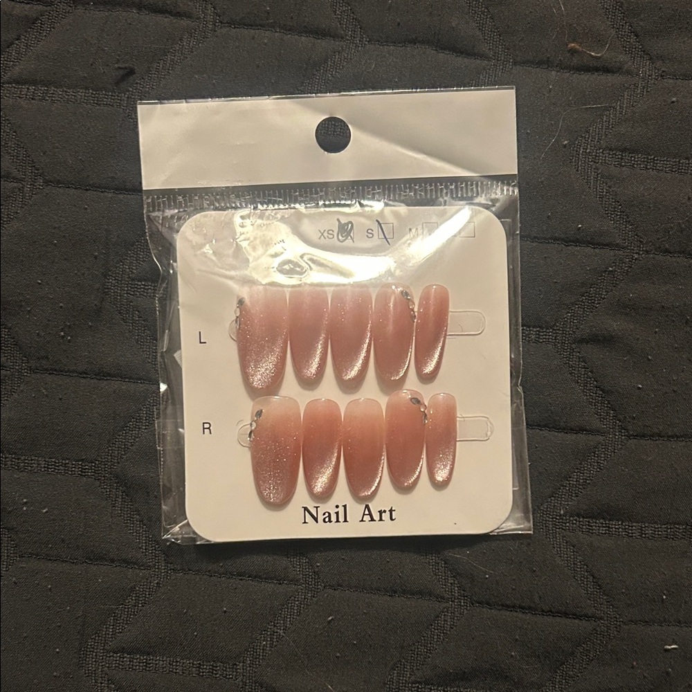 Pink Glitter Nail Art Set